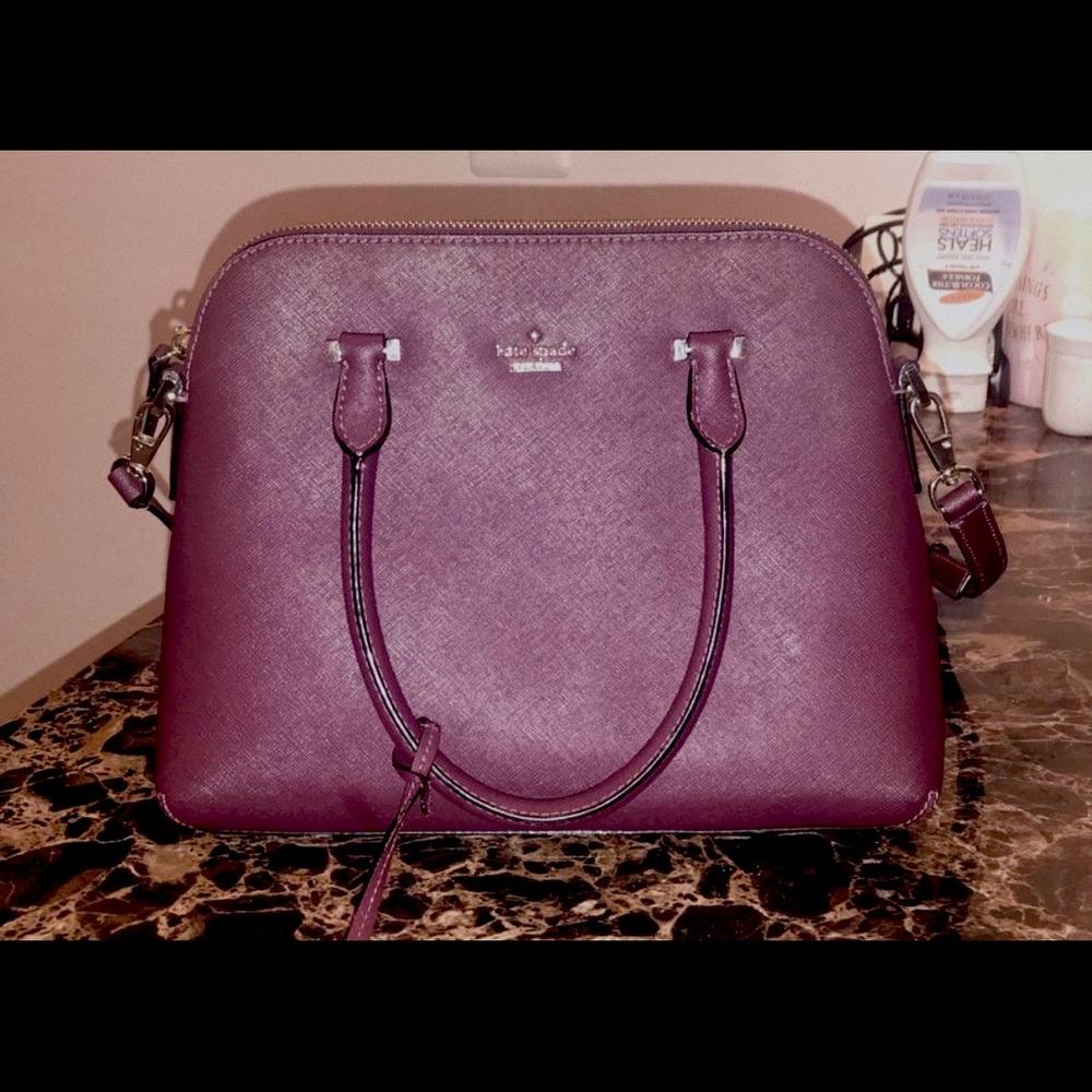 Purple Kate Spade purse authentic